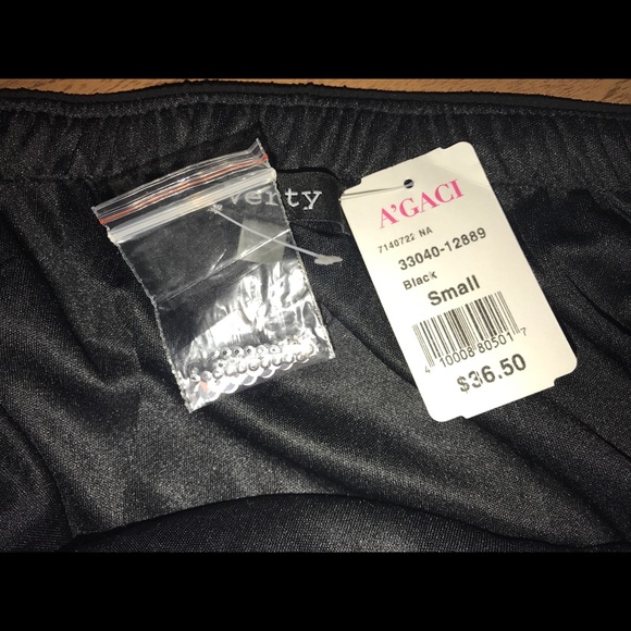 NWT Sequin Black/Pink Mini Skirt from A'GACI Small - Picture 4 of 4